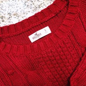 Hollister Never Before Worn Red Sweater